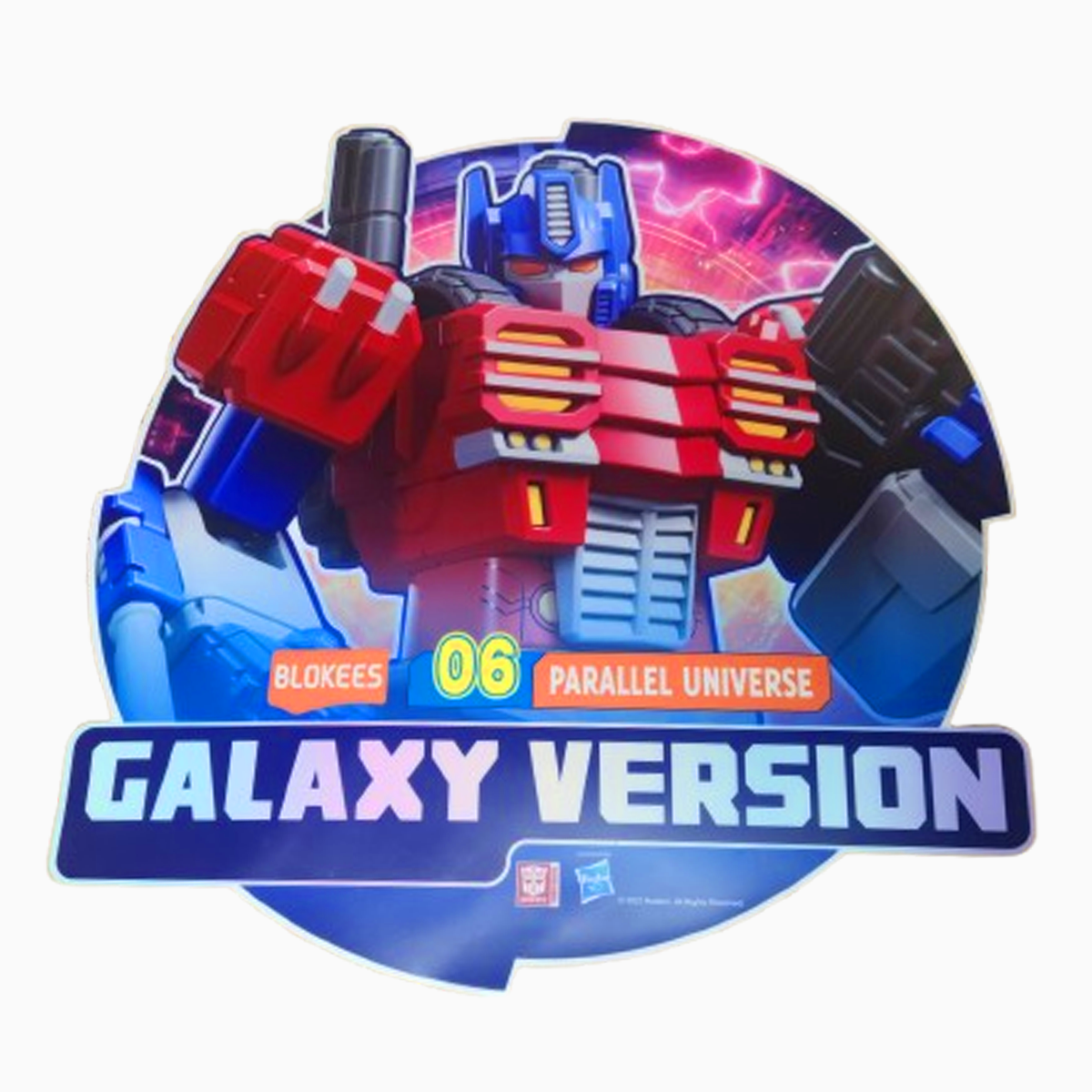 Blokees: Transformers - GV06 20x20" Window Sticker (1 FREE with Blokees Purchase!)