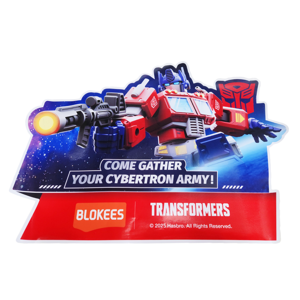 Blokees: Transformers - GV01 28x21" Floor Sticker (1 FREE with Blokees Purchase!)