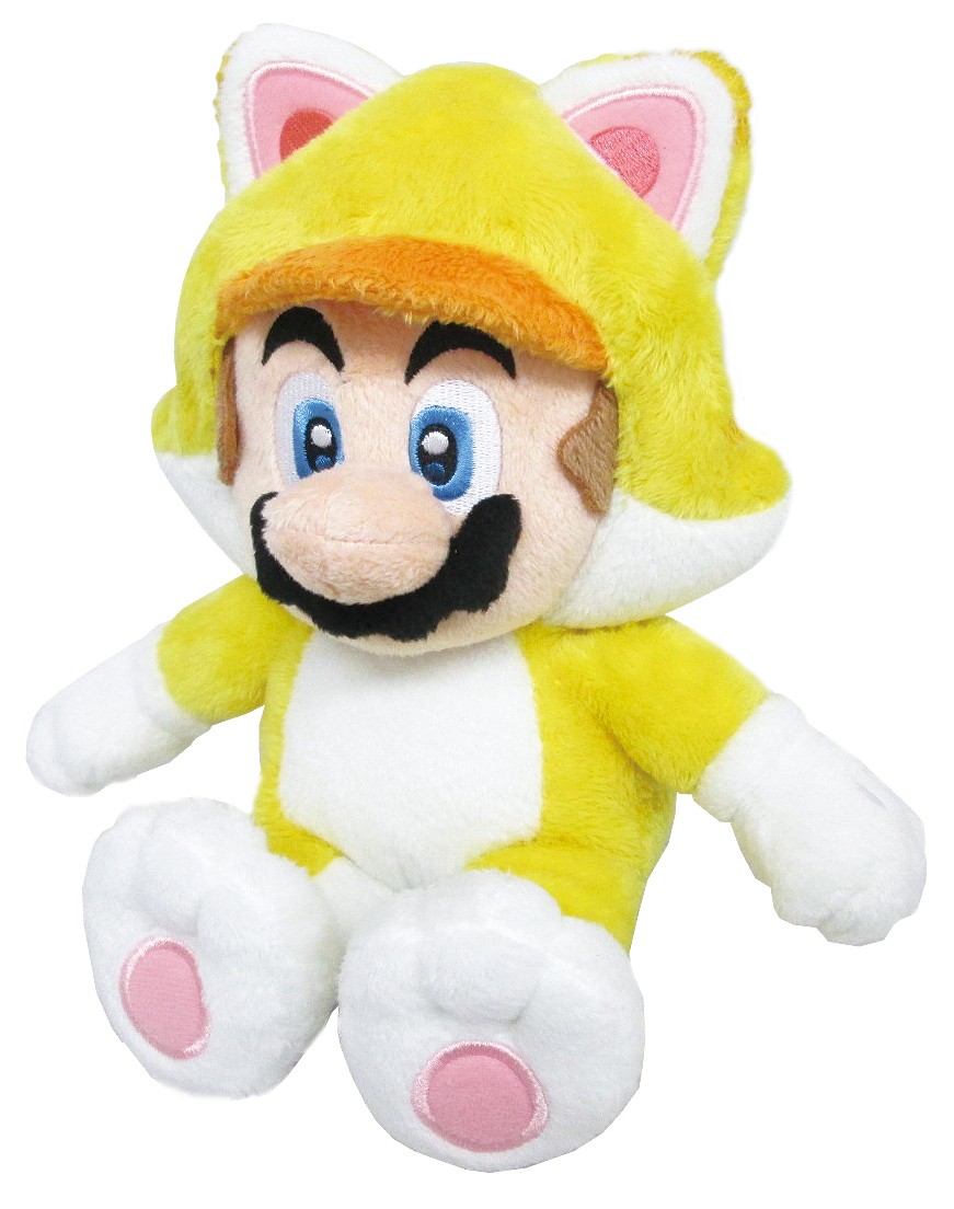 Cat Mario 9 Inch Plush