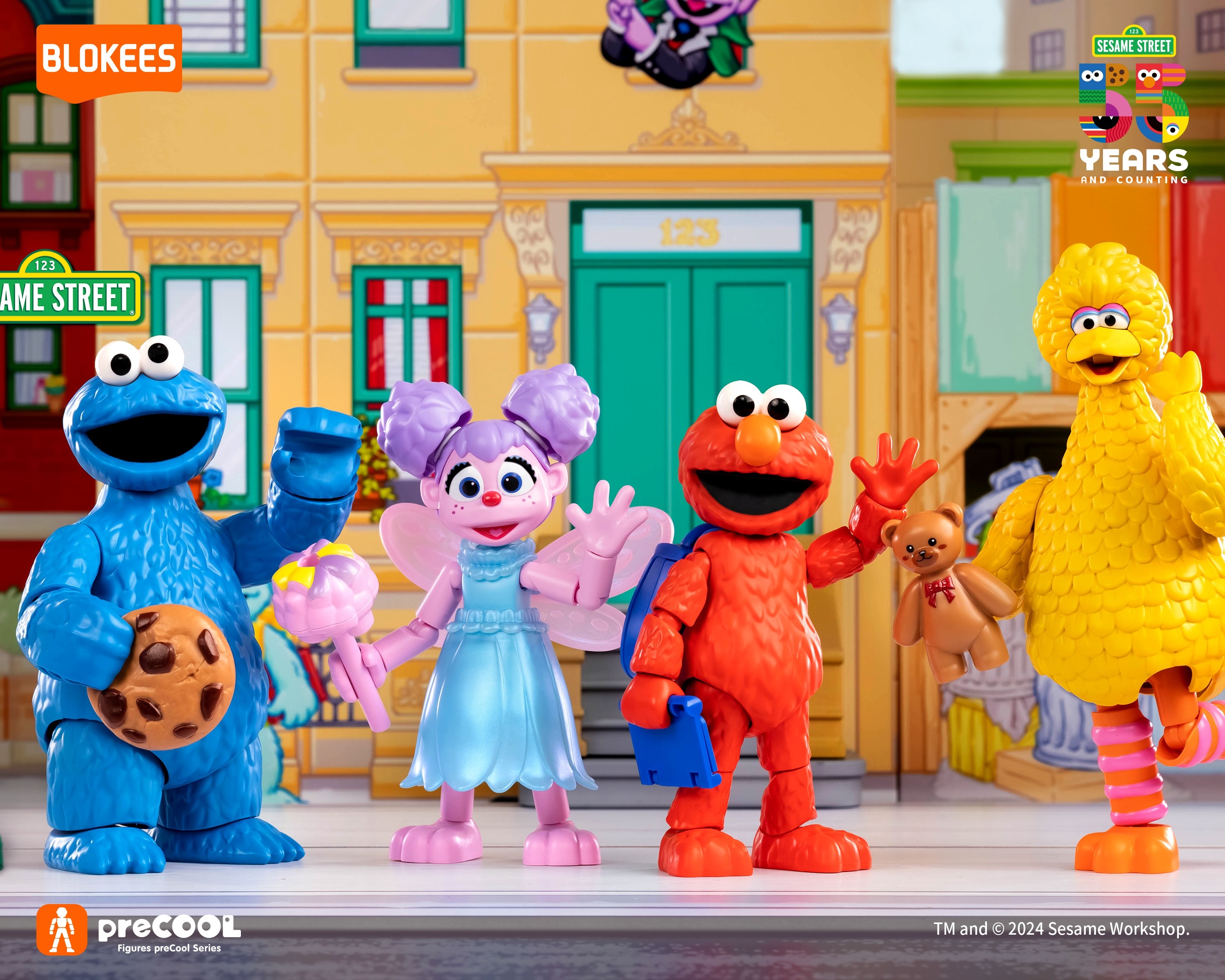 Blokees: Sesame Street Friends - Amazing Level (74840) (8-Pieces Mix Models) (0425)