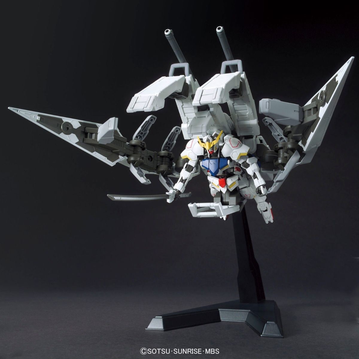 #07 Gundam Barbatos & Long Distance Transport Booster Kutan Type-III "Gundam IBO", Bandai Hobby HG IBO 1/144 (Gundam Model Kit)