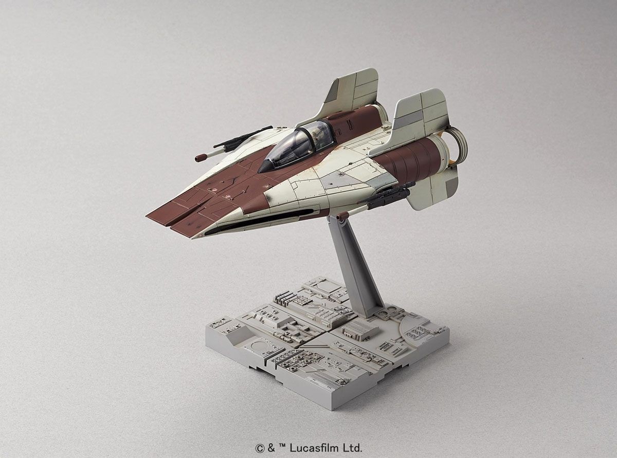 A-Wing Starfighter "Star Wars", Bandai Hobby Star Wars 1/72 Plastic Model (Model Kit)