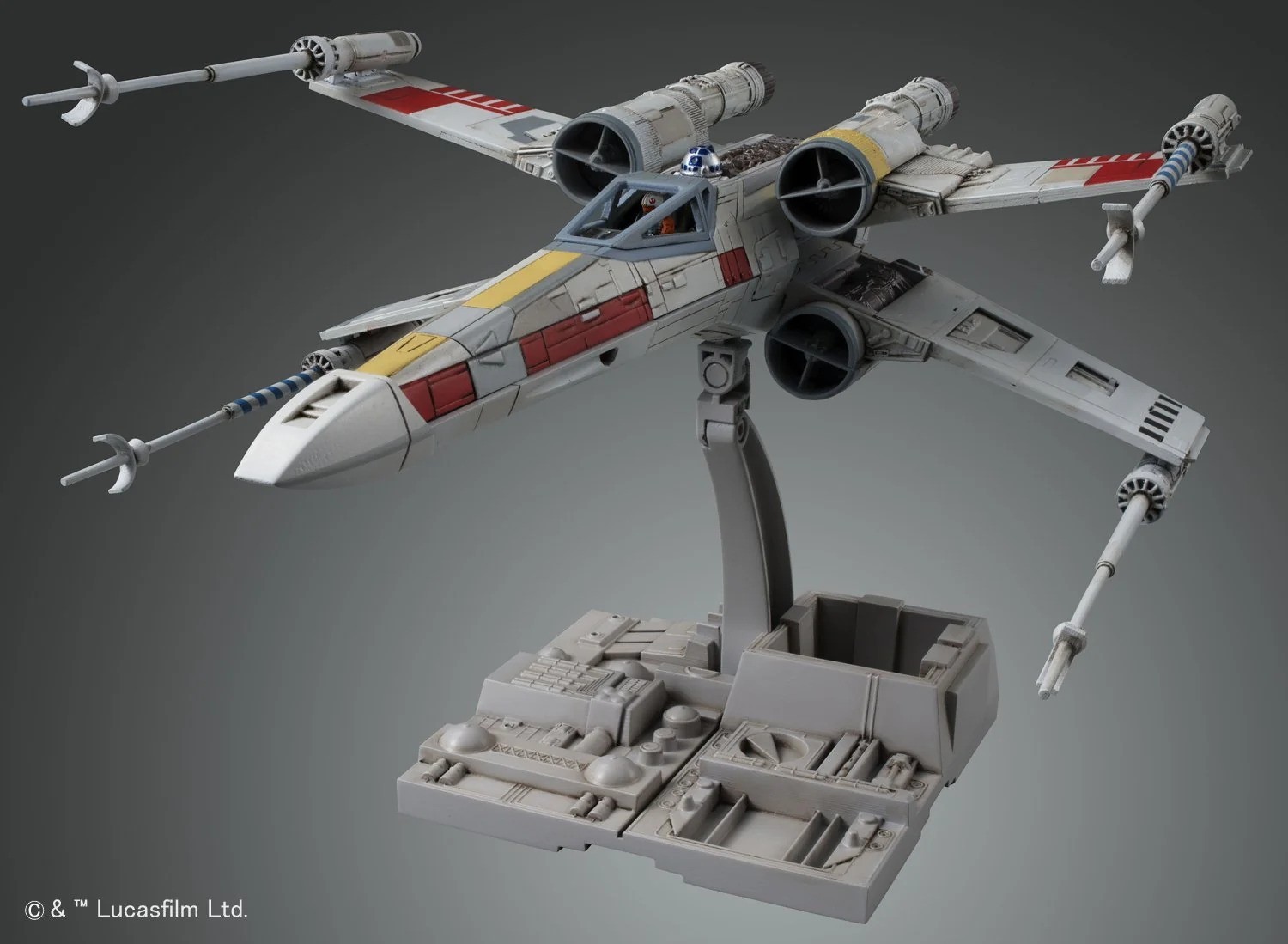 X-Wing Star Fighter "Star Wars", Bandai Hobby Star Wars 1/72 Plastic Model (Model Kit)
