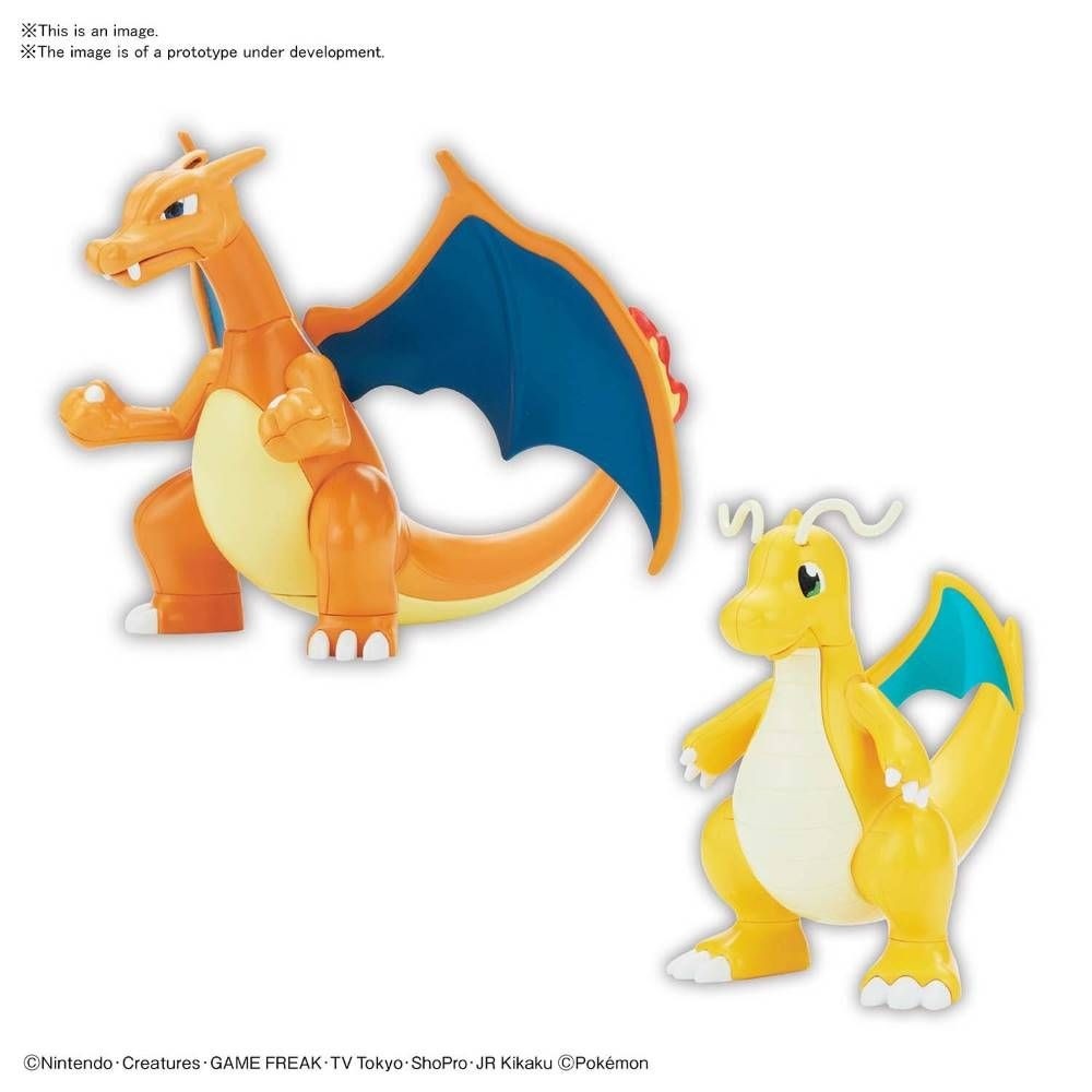 Charizard & Dragonite "Pokemon", Bandai Spirits Pokemon Model Kit (Model Kit)