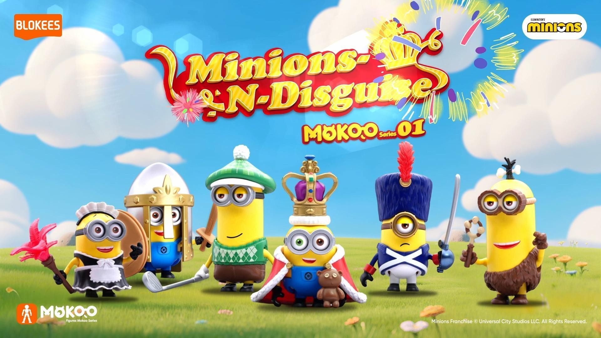 Blokees: Minions - MOKOO Minions Series 1 (75600) (6-Pieces Mix Models) (July 2025 Pre-Order)