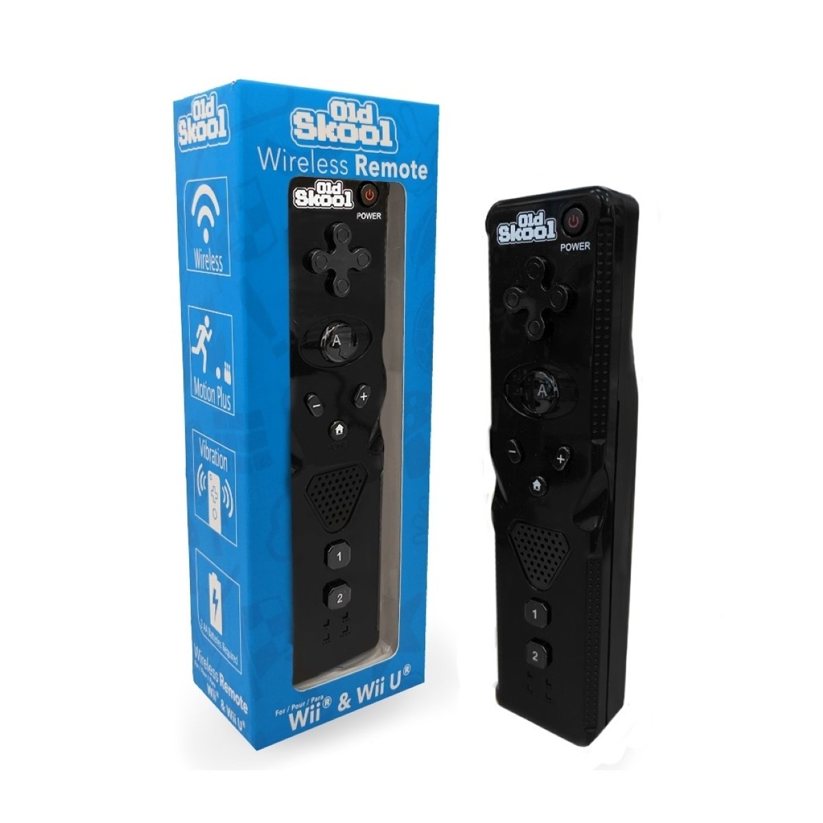 WIRELESS REMOTE FOR Wii & Wii U (BLACK)