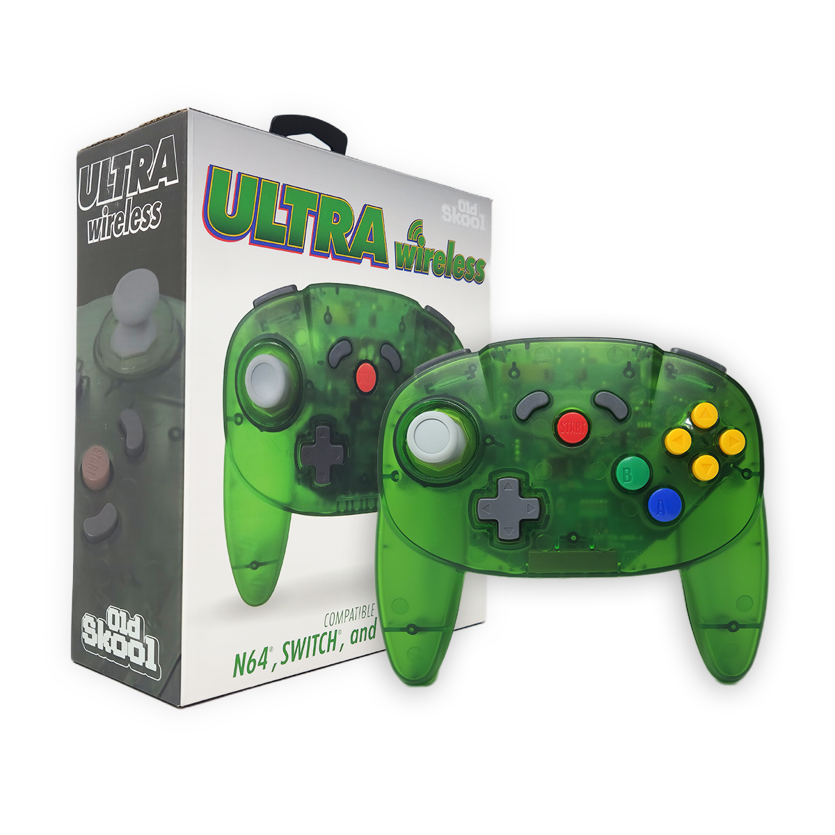 ULTRA Wireless Controller for N64 (Jungle Green)