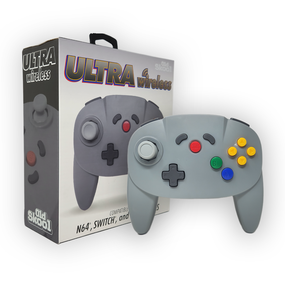 ULTRA Wireless Controller for N64 (Grey)