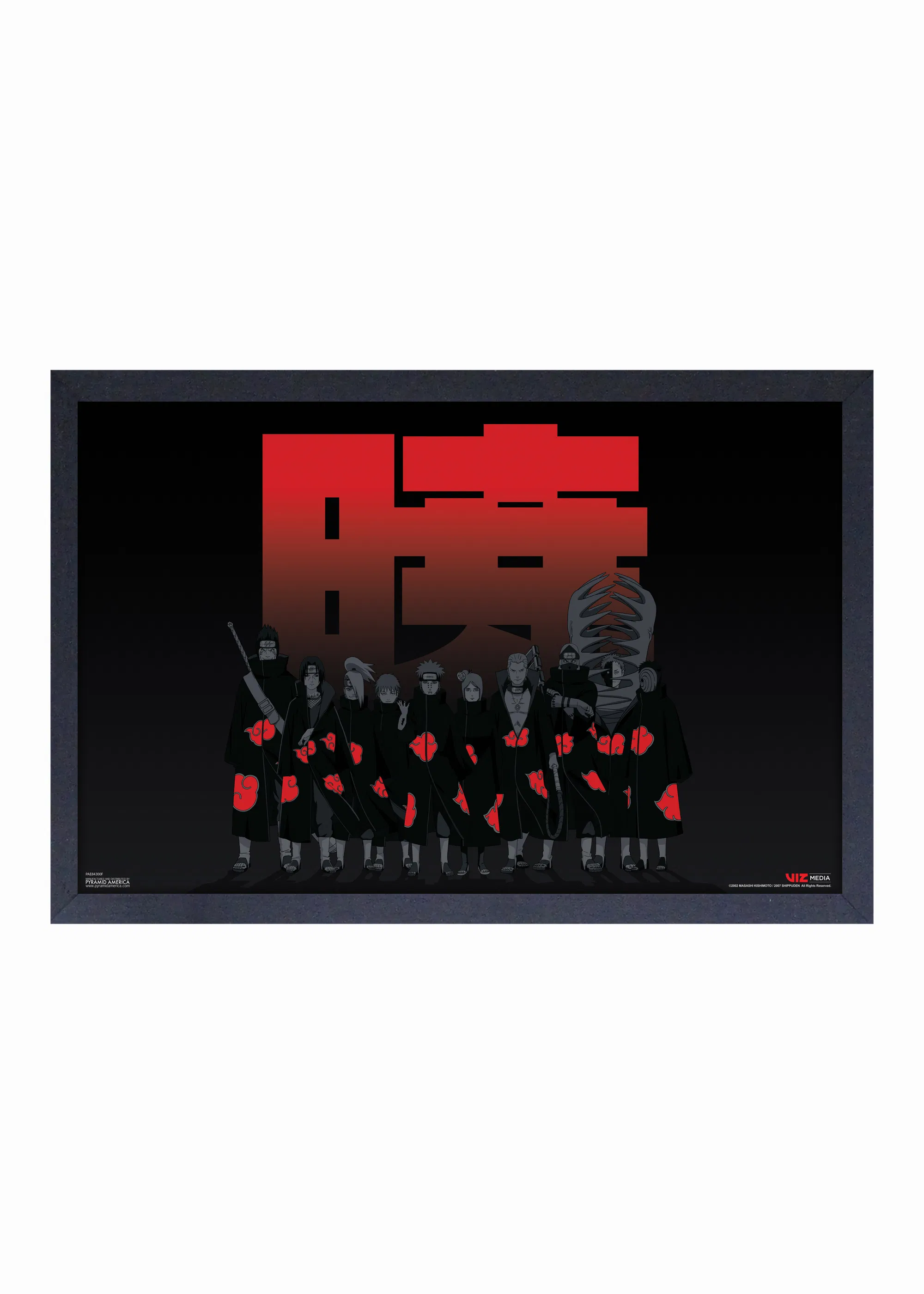 Naruto - Akatsuki Line-Up (11"x17" Gel-Coat) (Order in multiples of 6, mix and match styles)