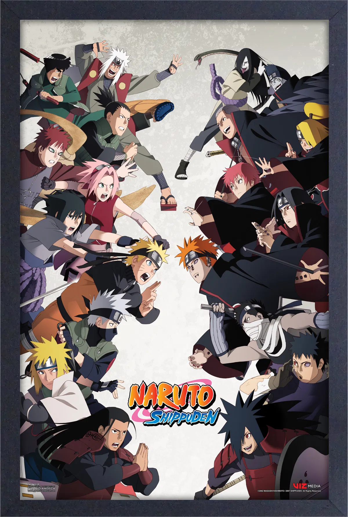 Naruto - Group Battle (11"x17" Gel-Coat) (Order in multiples of 6, mix and match styles)