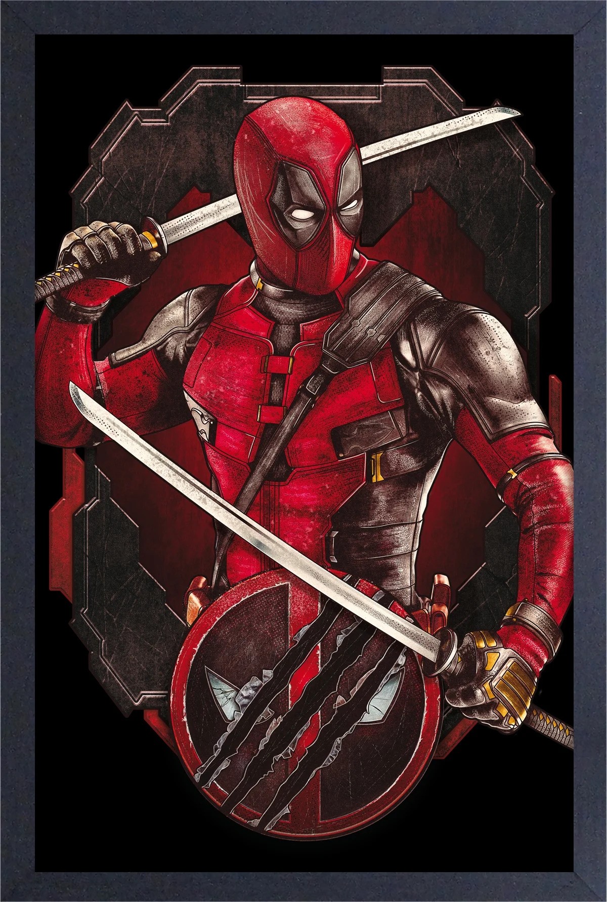 Marvel - Deadpool 3 - Deadpool Pose (11"x17" Gel-Coat) (Order in multiples of 6, mix and match styles)