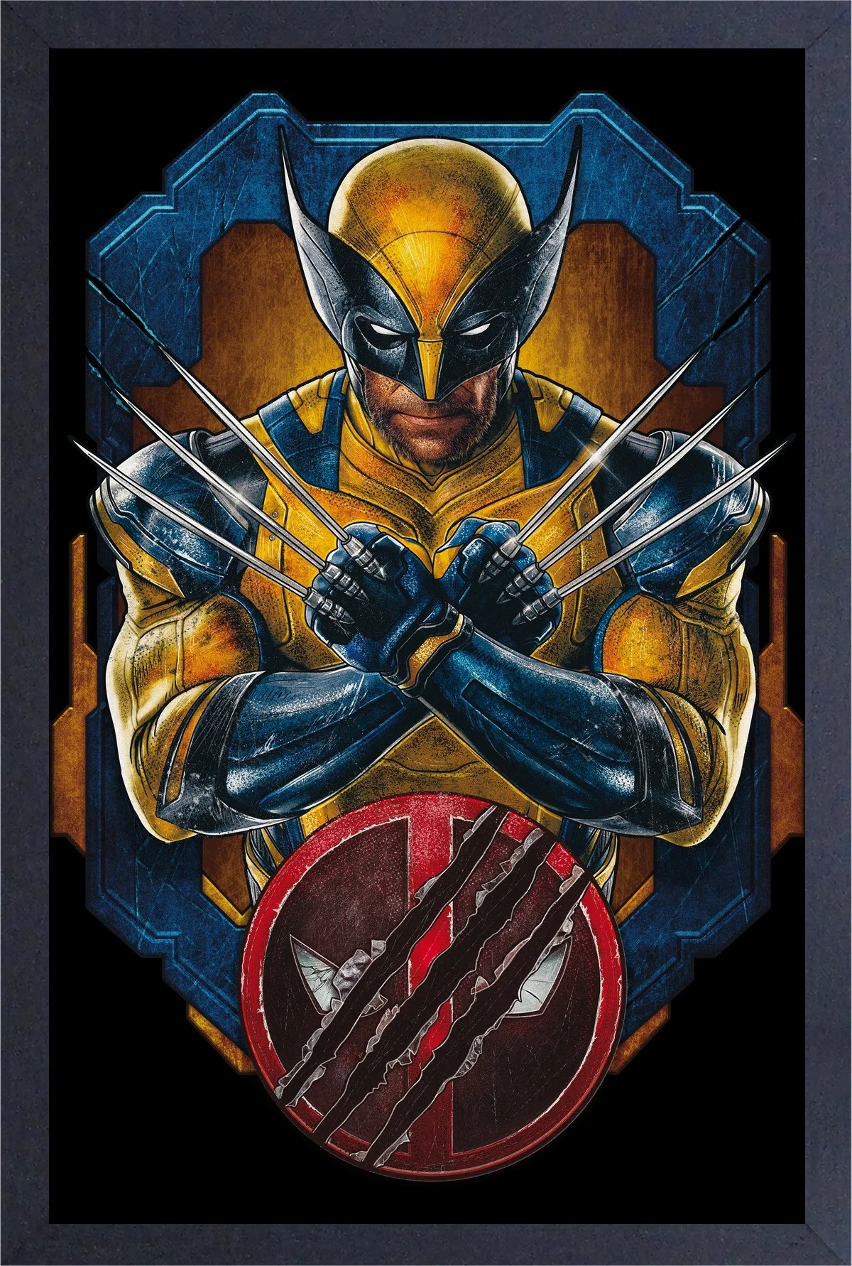 Marvel - Deadpool 3 - Wolverine Pose (11"x17" Gel-Coat) (Order in multiples of 6, mix and match styles)