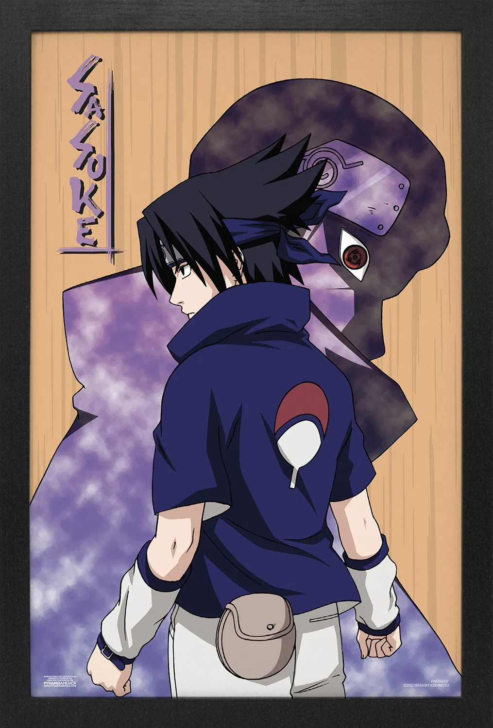 Naruto - Sasuke Solo (11"x17" Gel-Coat) (Order in multiples of 6, mix and match styles)
