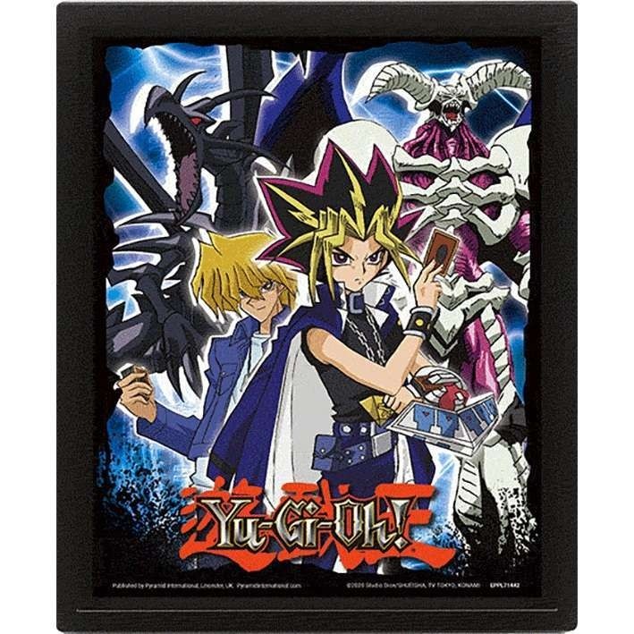 Yu-Gi-Oh! - Black Skull Dragon (8"x10" Lenticular Shadow Box)