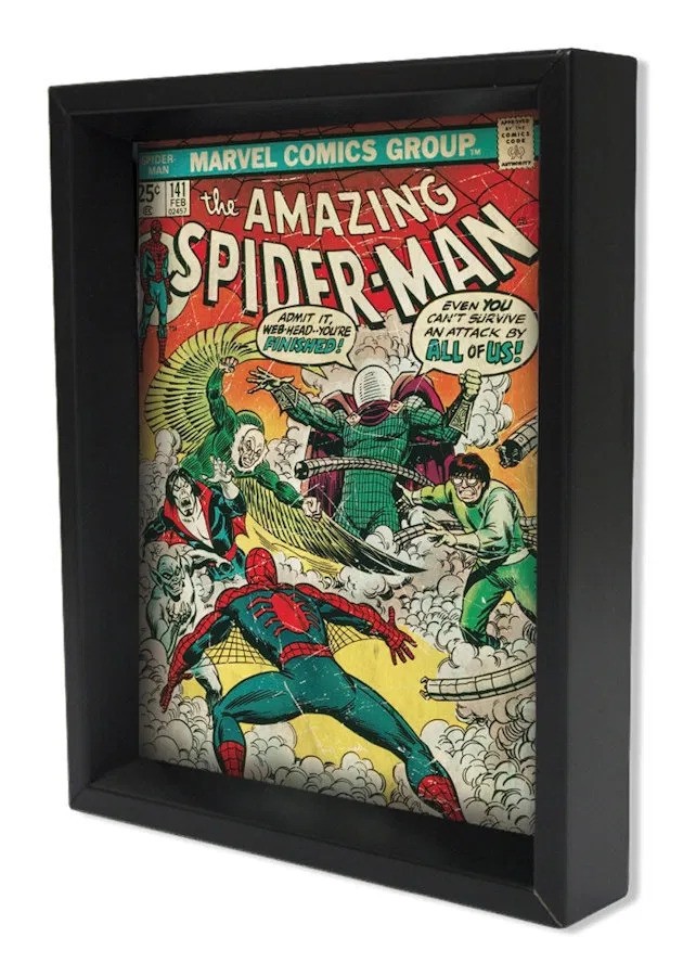 Marvel - Spider-Man - Spider-Man #141 (8"x10" Lenticular Shadow Box)