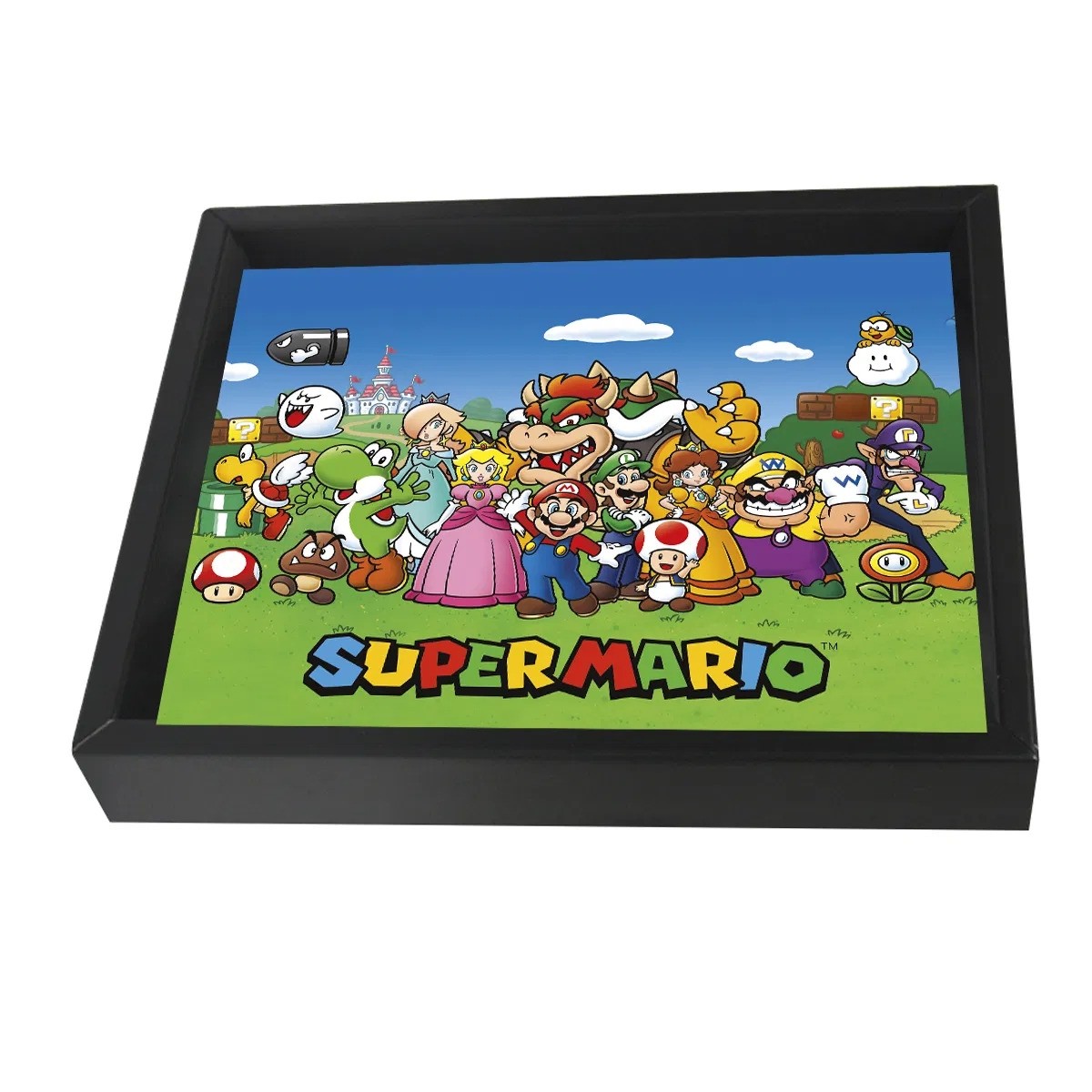 Super Mario - Characters (8"x10" Lenticular Shadow Box)