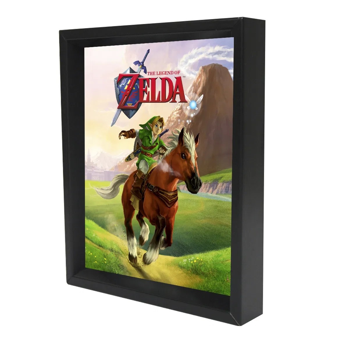 Zelda - Ocarina of Time - Gallop (8"x10" Lenticular Shadow Box)