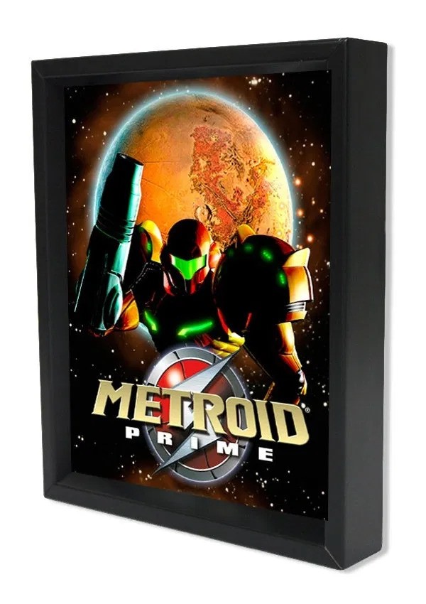 Metroid - Prime - Planet (8"x10" Lenticular Shadow Box)