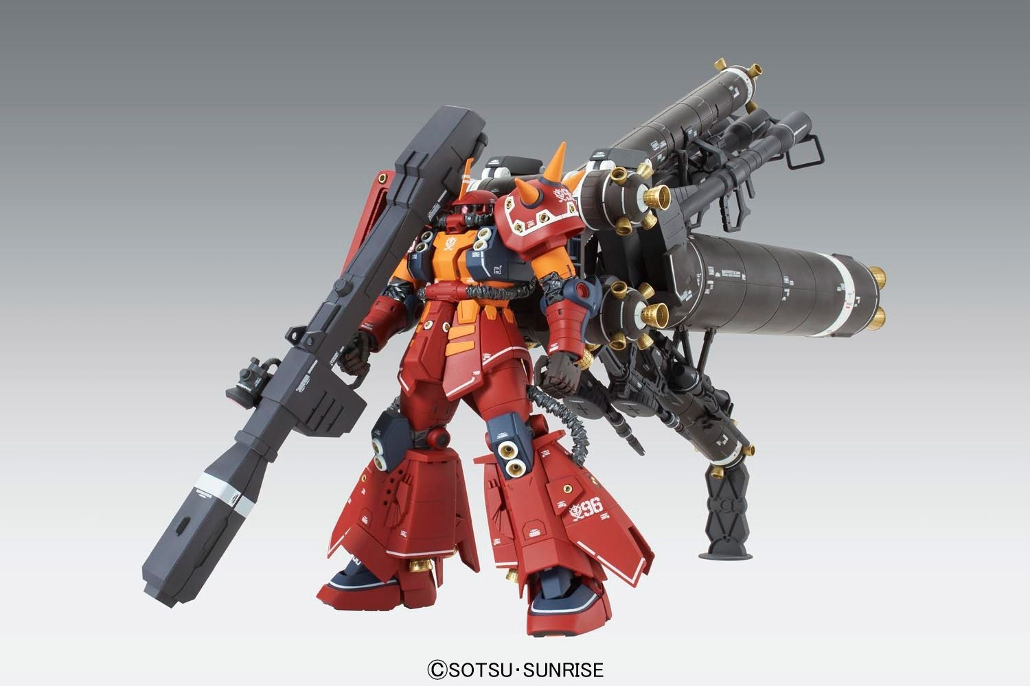 MS-06R Zaku II High Mobility Type Psycho Zaku (Ver. Ka) "Gundam Thunderbolt", Bandai MG 1/100 (Gundam Model Kit)