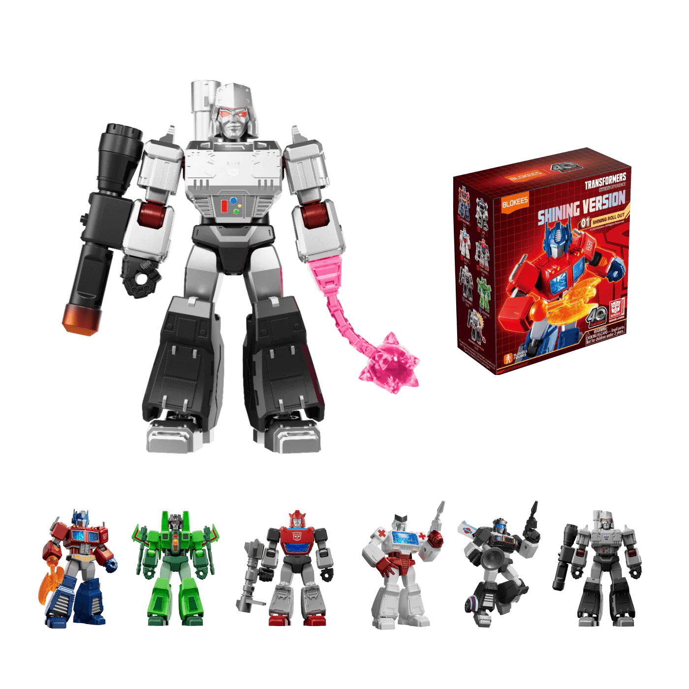 Blokees: Transformers - 4" Shining Version 01 Shining Roll Out (71121) BLIND BOX (6-Pieces) (0425)