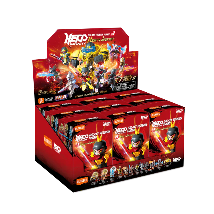 Blokees: Hero Infinity - Galaxy Version Turbo 01 Hero's Journey (85015) Blind Box (9-Pieces) (0325)