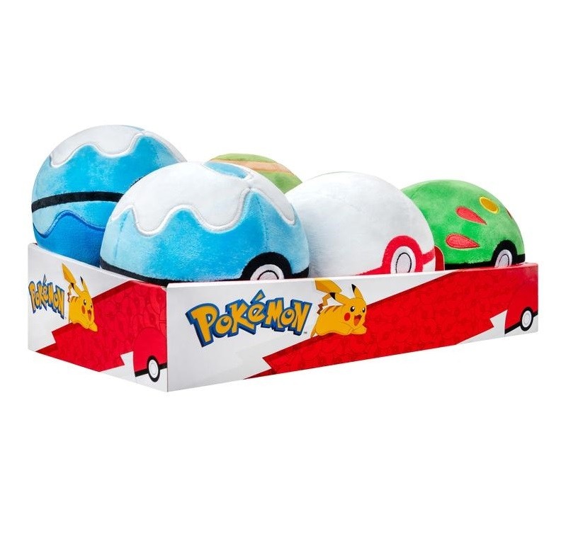 6 Pack Poke Ball Plush (3554C)