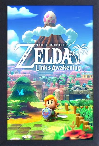 Zelda - Link's Awakening (11"x17" Gel-Coat) (Order in multiples of 6, mix and match styles)
