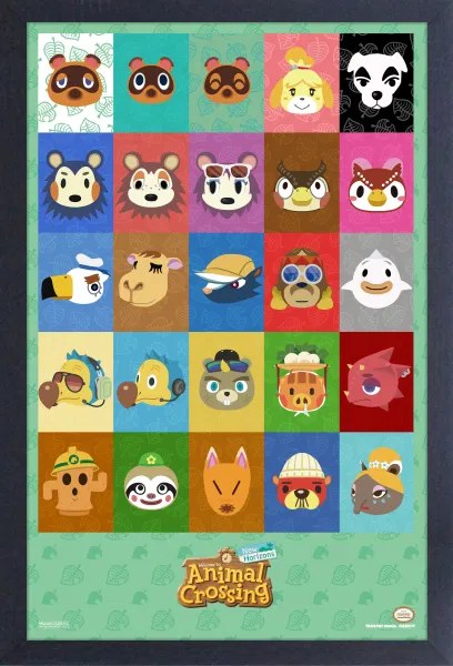 Animal Crossing - New Horizons - Character Icons (11"x17" Gel-Coat) (Order in multiples of 6, mix and match styles)