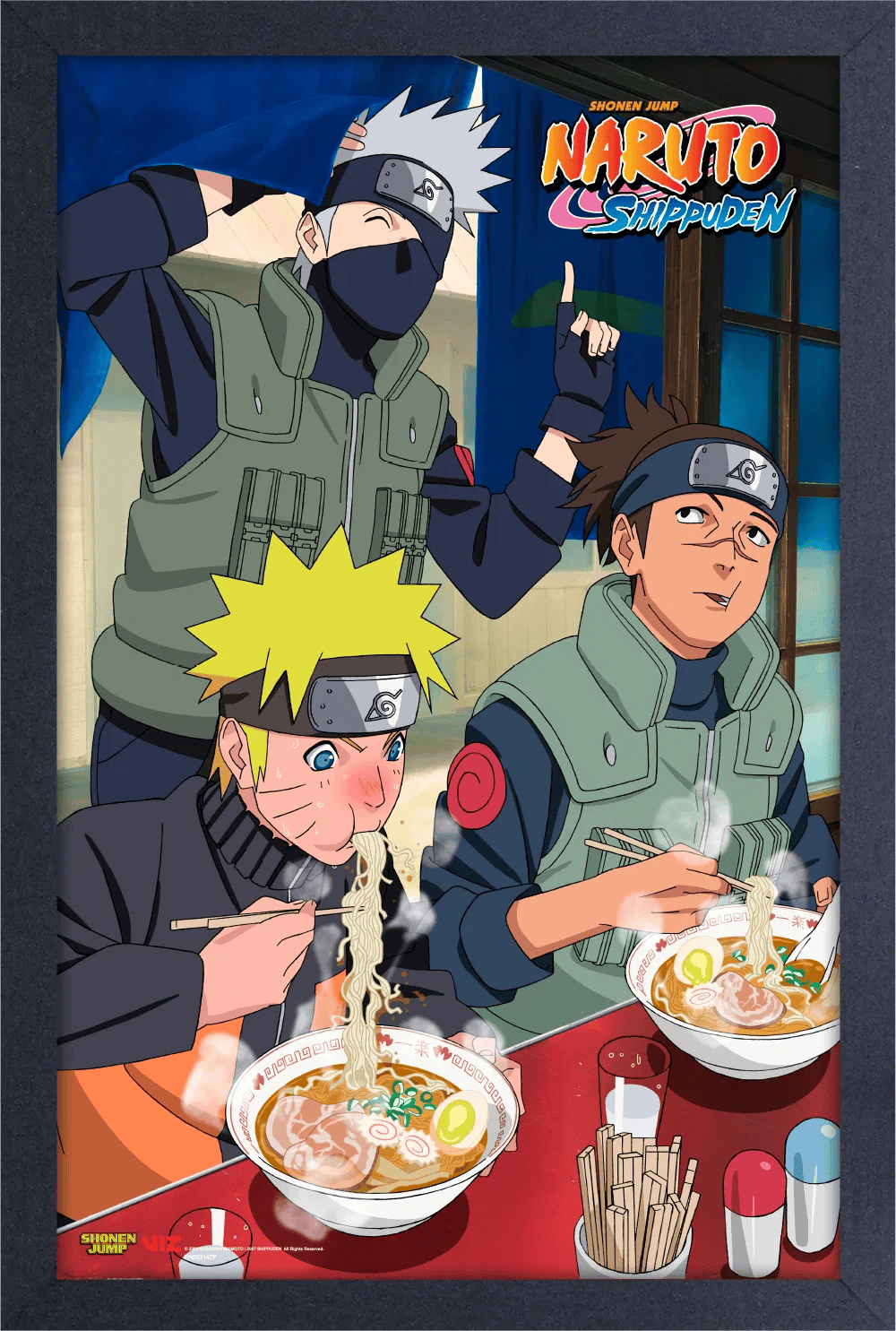 Naruto - Ramen Time (11"x17" Gel-Coat) (Order in multiples of 6, mix and match styles)