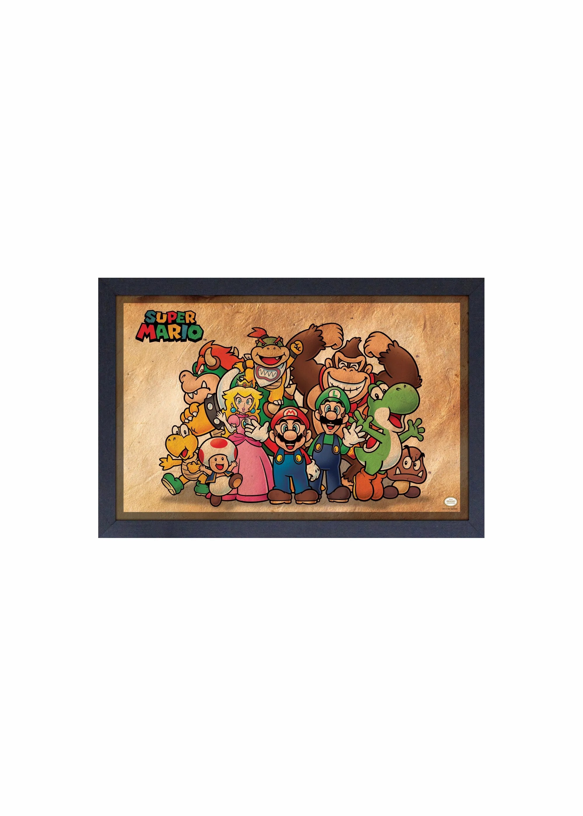 Super Mario - Old Paper (11"x17" Gel-Coat) (Order in multiples of 6, mix and match styles)