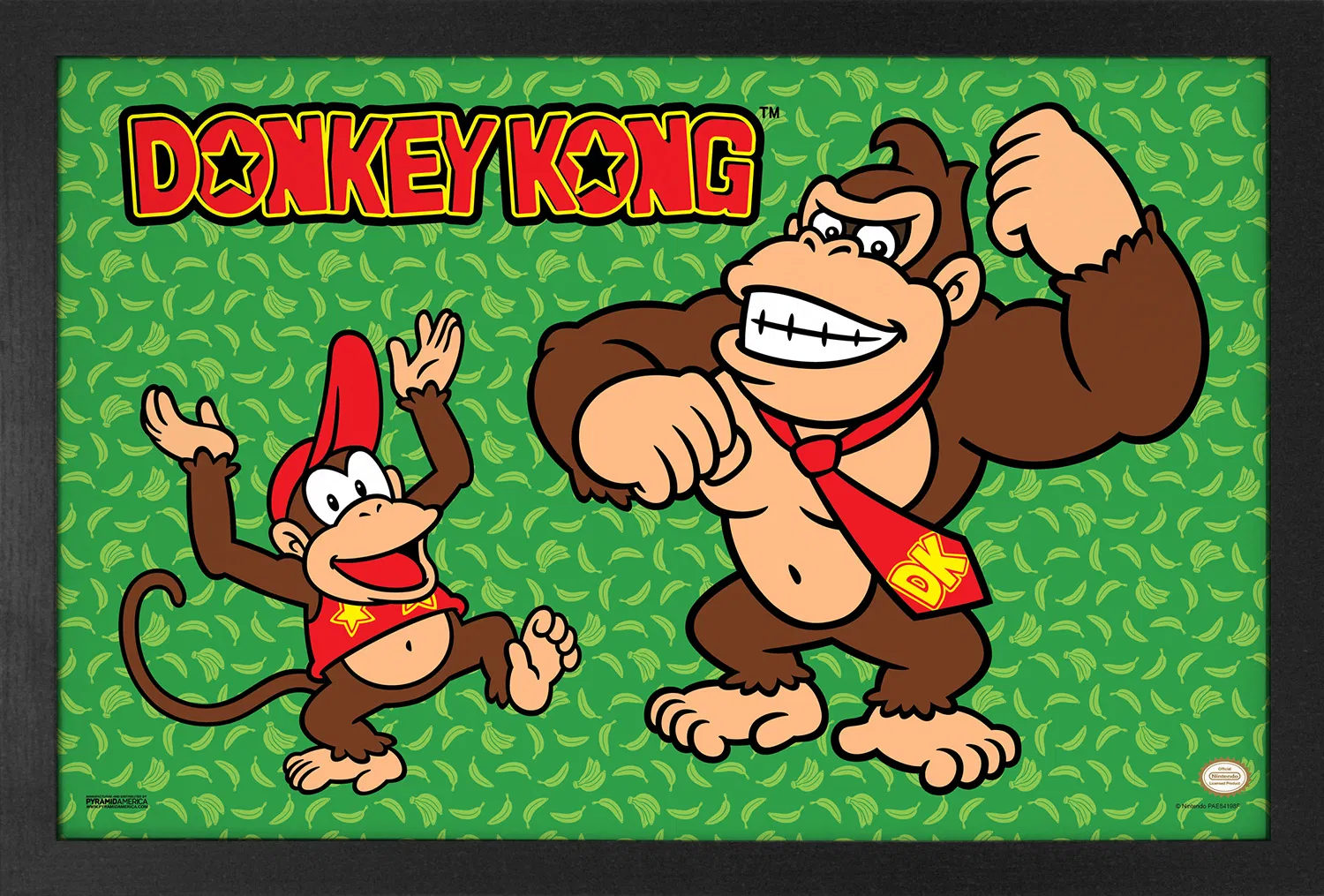 Donkey Kong - Monkey Business Green (11"x17" Gel-Coat) (Order in multiples of 6, mix and match styles)