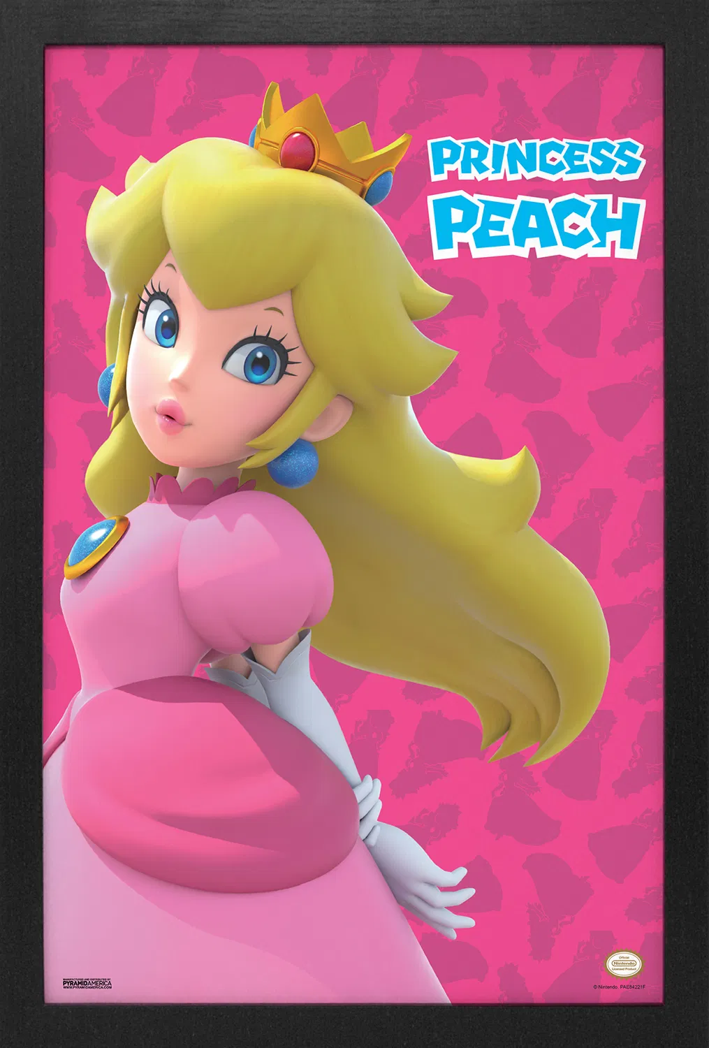Super Mario - Princess Peach (11"x17" Gel-Coat) (Order in multiples of 6, mix and match styles)