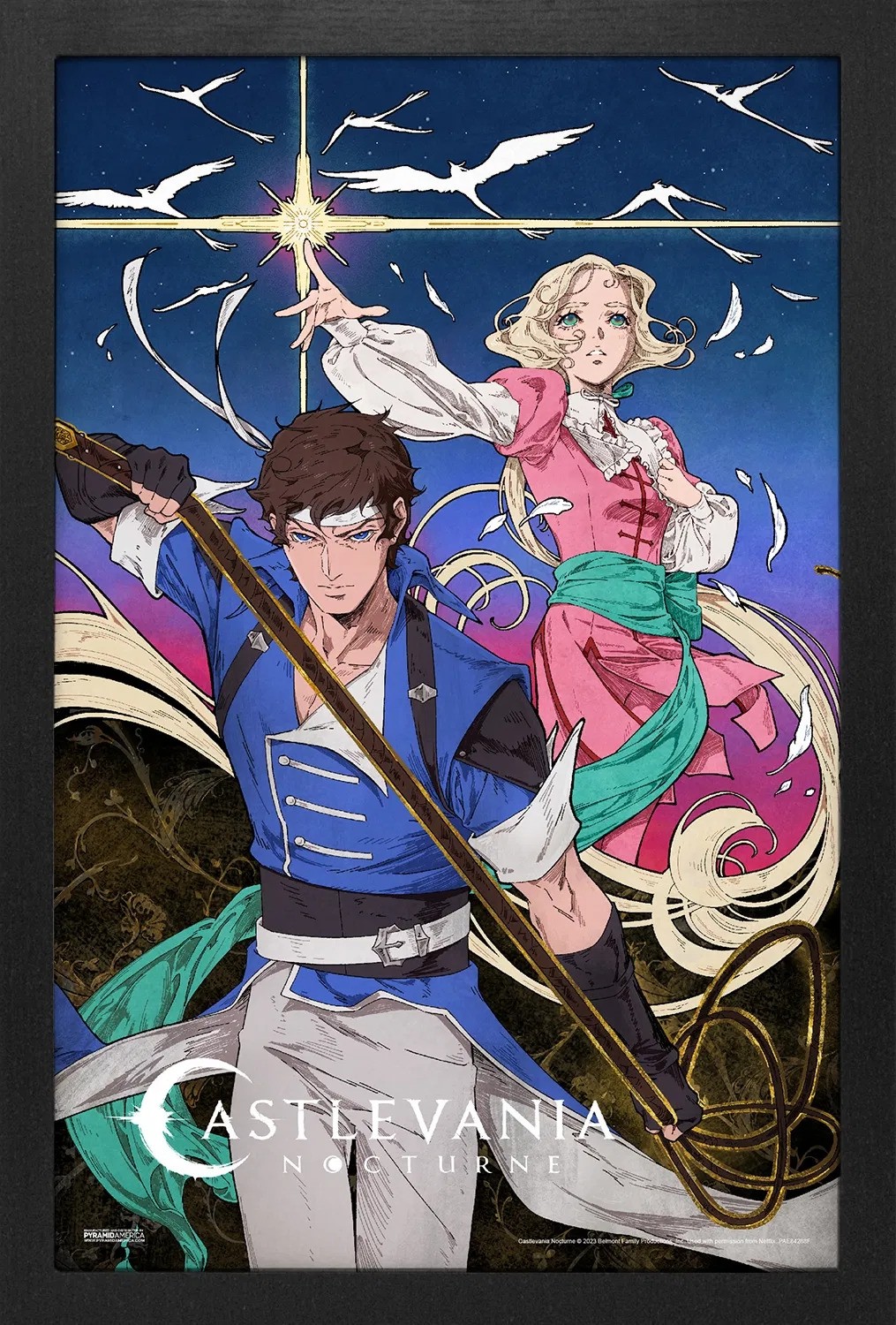 Castlevania: Nocturne - Richter & Maria (11"x17" Gel-Coat) (Order in multiples of 6, mix and match styles)