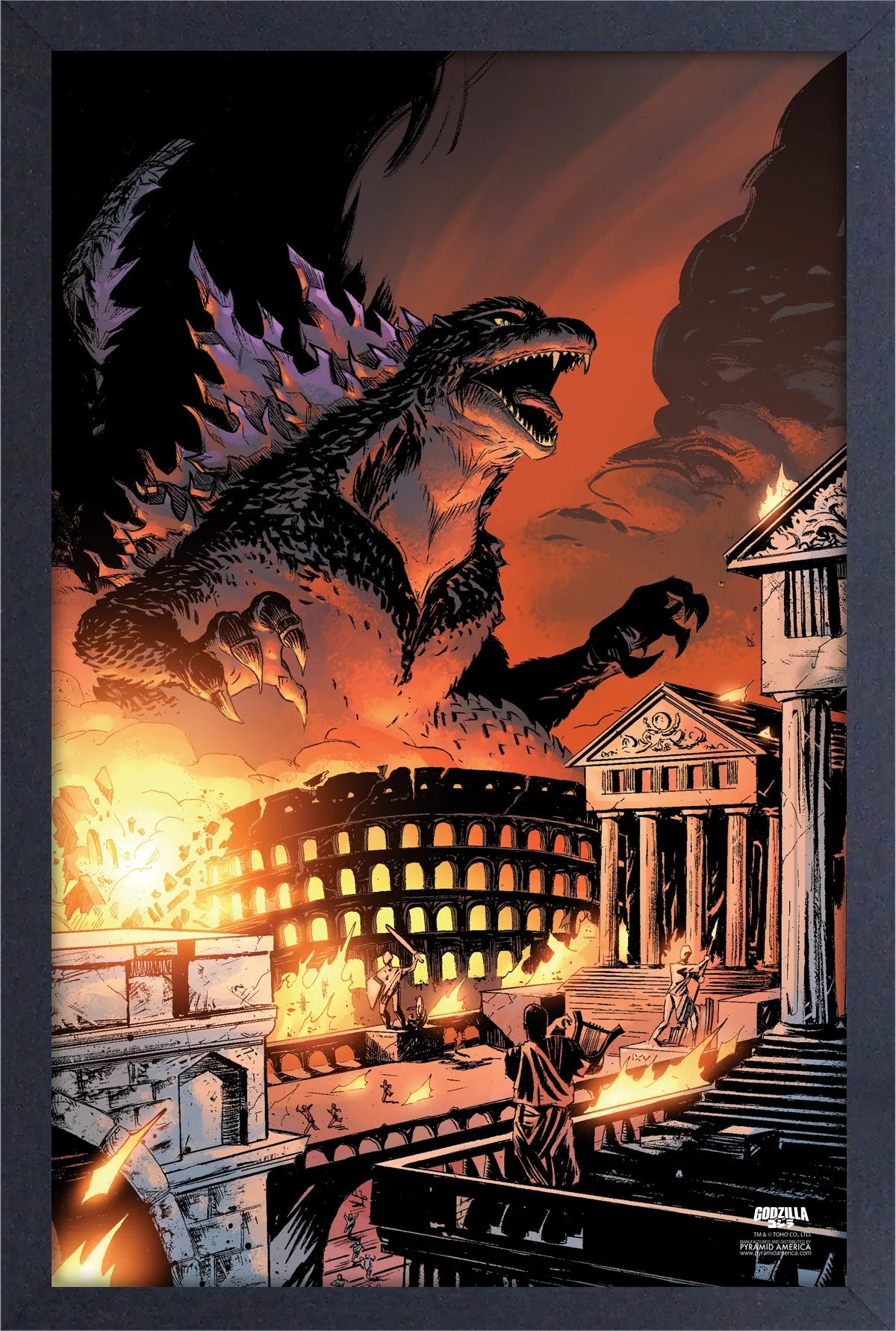 Godzilla - Rage Across Time (11"x17" Gel-Coat) (Order in multiples of 6, mix and match styles)