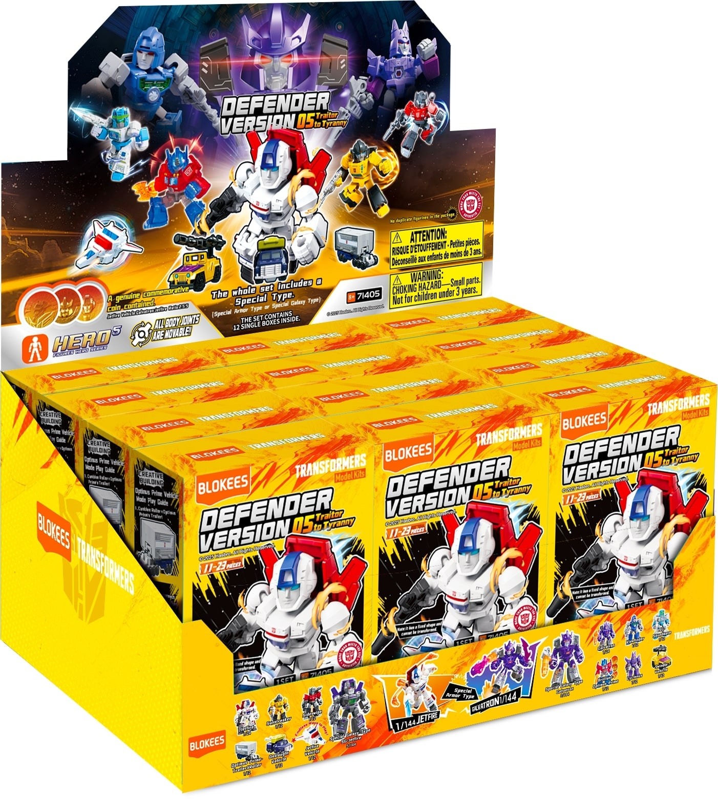 Blokees: Transformers - Defender Version 05 Traitor to Tyranny (71405) BLIND BOX (12-Pieces) (1025)
