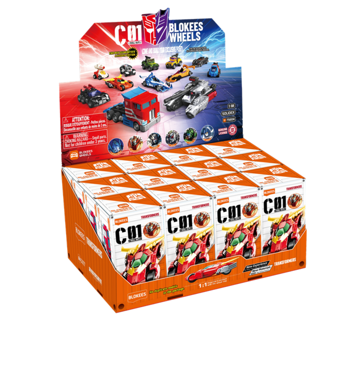 Blokees: Transformers - Wheels C1 Roll Out (75604) BLIND BOX (12-Pieces) (1025)
