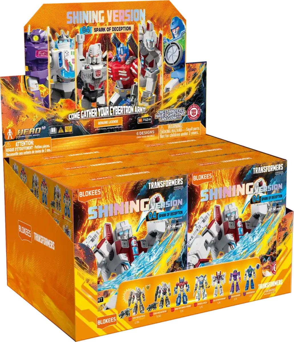 Blokees: Transformers - 4" Shining Version 04 Spark of Deception (71124) BLIND BOX (6-Pieces) (1025)