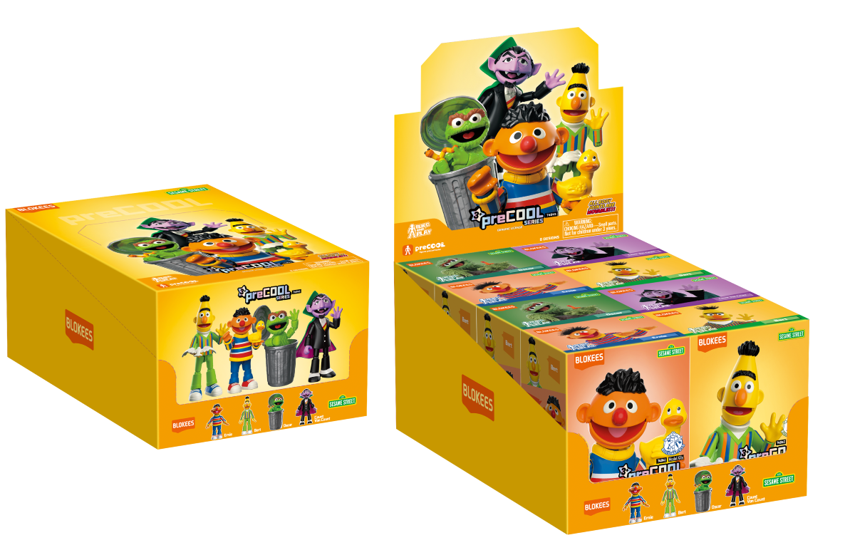 Blokees: Sesame Street Friends - Amazing Level 02 (74845) (8-Pieces Mix Models) (0525)
