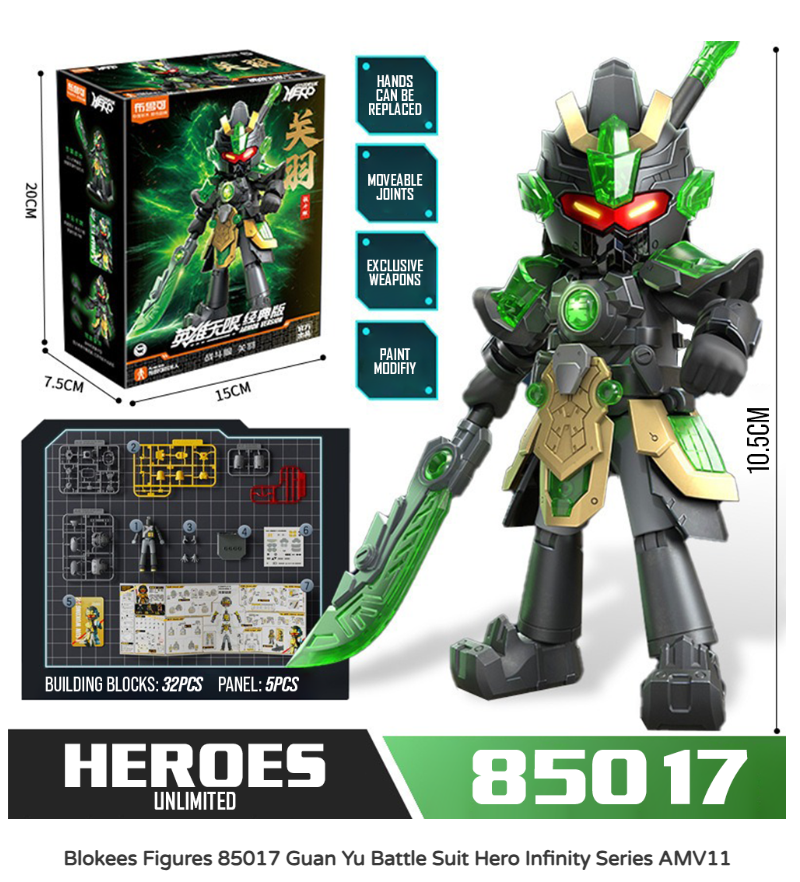 Blokees: Hero Infinity - Armor Version 11 Guan Yu: Battle Suit (85017) (0325)