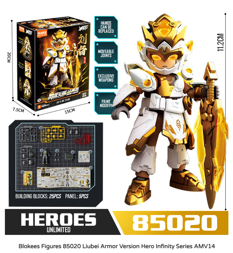 Blokees: Hero Infinity - Armor Version 14 Liubei (85020) (0325)