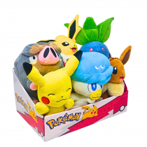 Pokemon 8 Inch Assorted Plush [6-Pack]