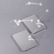 Clear Action Base 6 w/ Mirror Stickers Set, Bandai Hobby Action Base (Gundam Model Accessory)
