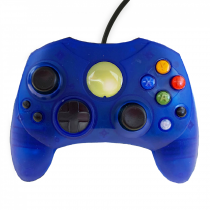 Xbox Controller S-Type Wired Game Pad - Blue (BULK)