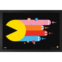 Pac-Man - Streaks (11"x17" Gel-Coat) (Order in multiples of 6, mix and match styles)