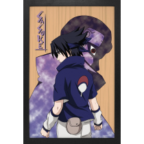 Naruto - Sasuke Solo (11"x17" Gel-Coat) (Order in multiples of 6, mix and match styles)