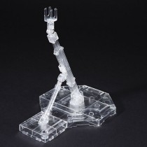 Clear Action Base 1, Bandai Display Stand 1/100 (Gundam Model Accessory)
