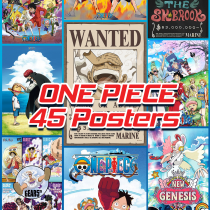 24" x 36" Poster Box - One Piece Theme (45 Posters BAGGED & BOARDED)