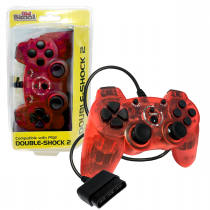 PS2 Wired DOUBLE-SHOCK 2 Controller (RED)