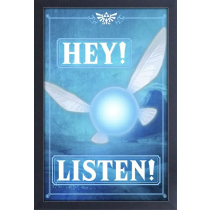 Zelda - Hey Listen! (11"x17" Gel-Coat) (Order in multiples of 6, mix and match styles)