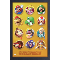 Super Mario - Gold Group Photo (11"x17" Gel-Coat) (Order in multiples of 6, mix and match styles)